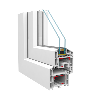 seccion ventana brugmann pvc