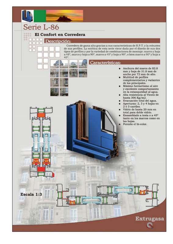 ficha ventana corredera con puente termico