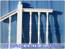 Barandillas de fundición de aluminio